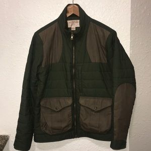 Filson Insulated Jacket Olive and Brown